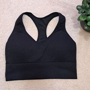 Puma Sports Bra Women's Medium Black Activewear Bra Medium Support